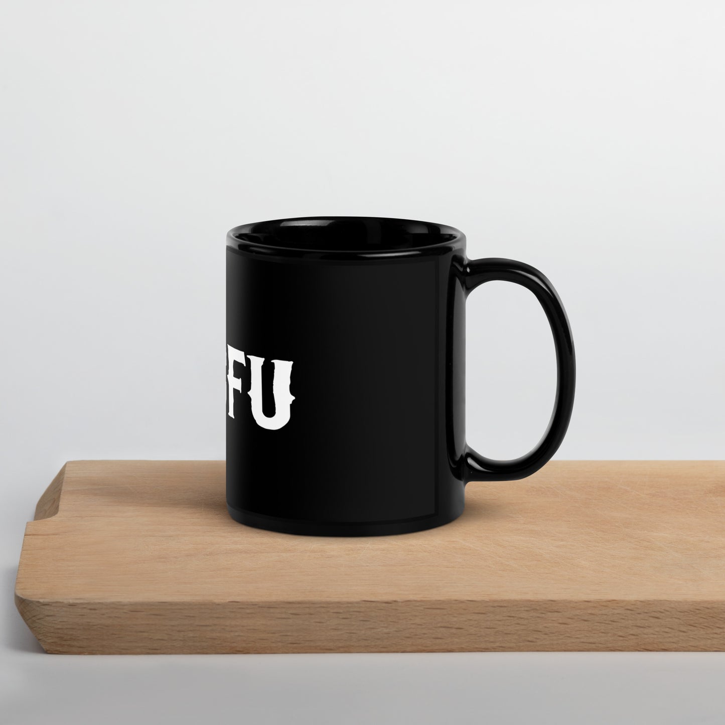 #BCFU - Black Glossy Mug