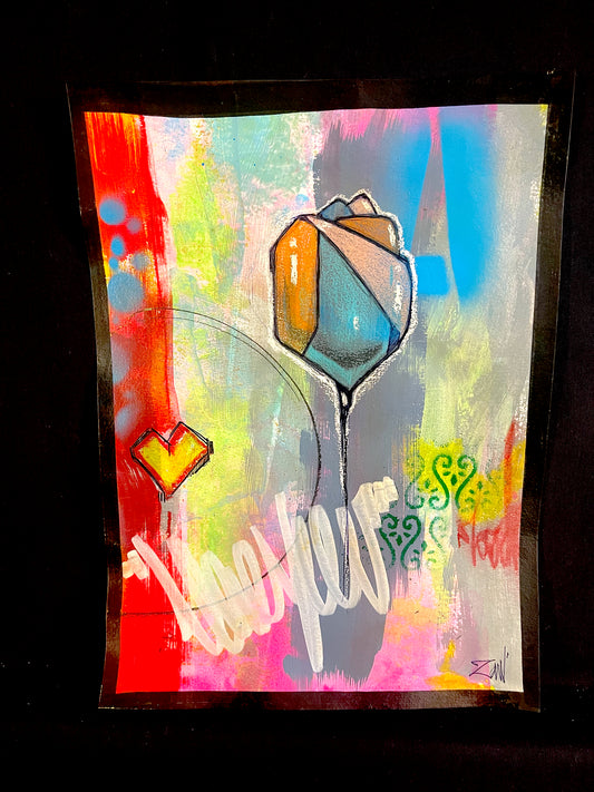 She was made of glass