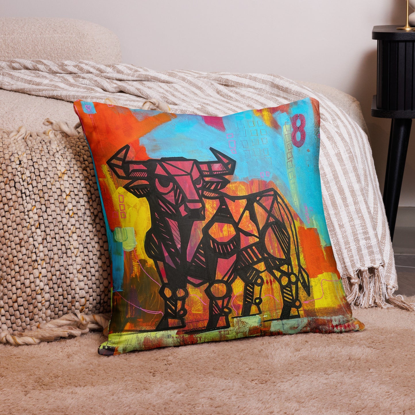 El Toro Ocho Pillow