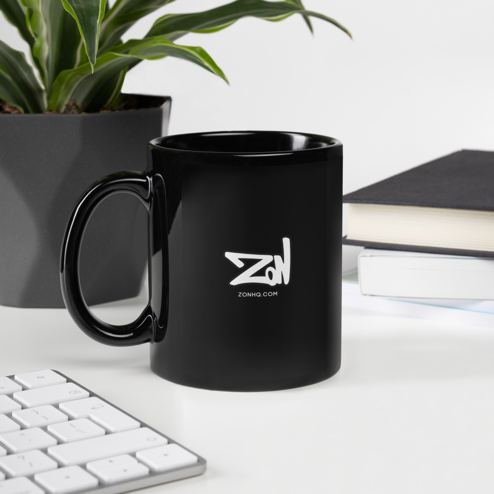 Life Was Meant to be Awesome - Black Glossy Mug