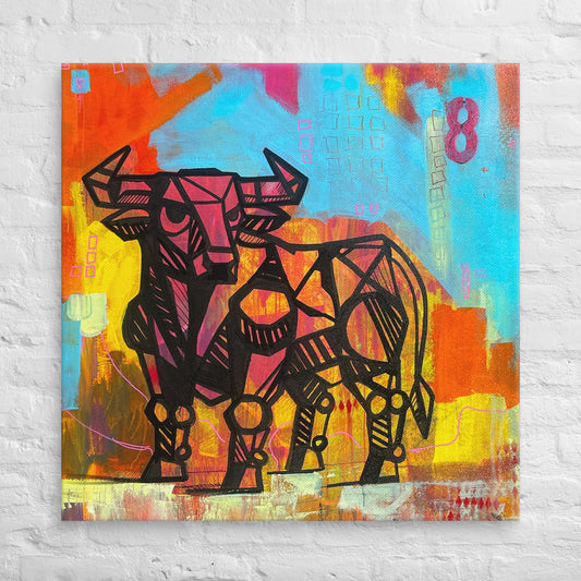 El Toro Ocho Canvas Print