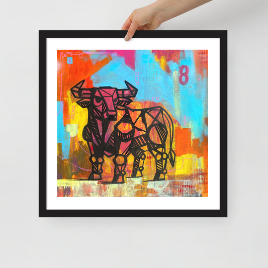 El Toro Ocho - Framed photo paper poster