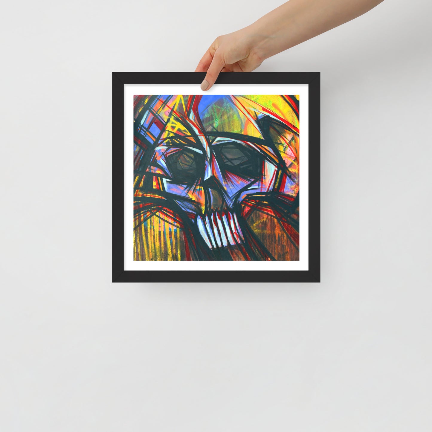 DESKULLSTRUCTED Framed Matte Paper Print